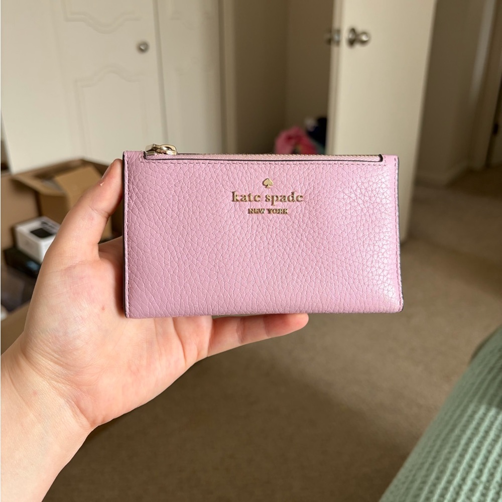 Kate Spade Pink/Lavender Leather Wallet